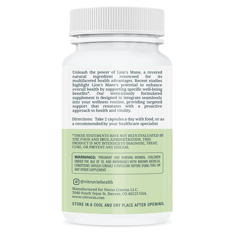 Vitruvin Lions mane Vitruvinas